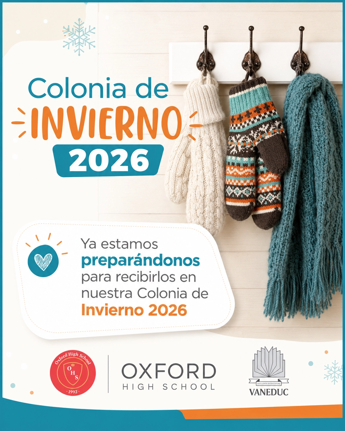 Colonia de Vacaciones - Oxford High School